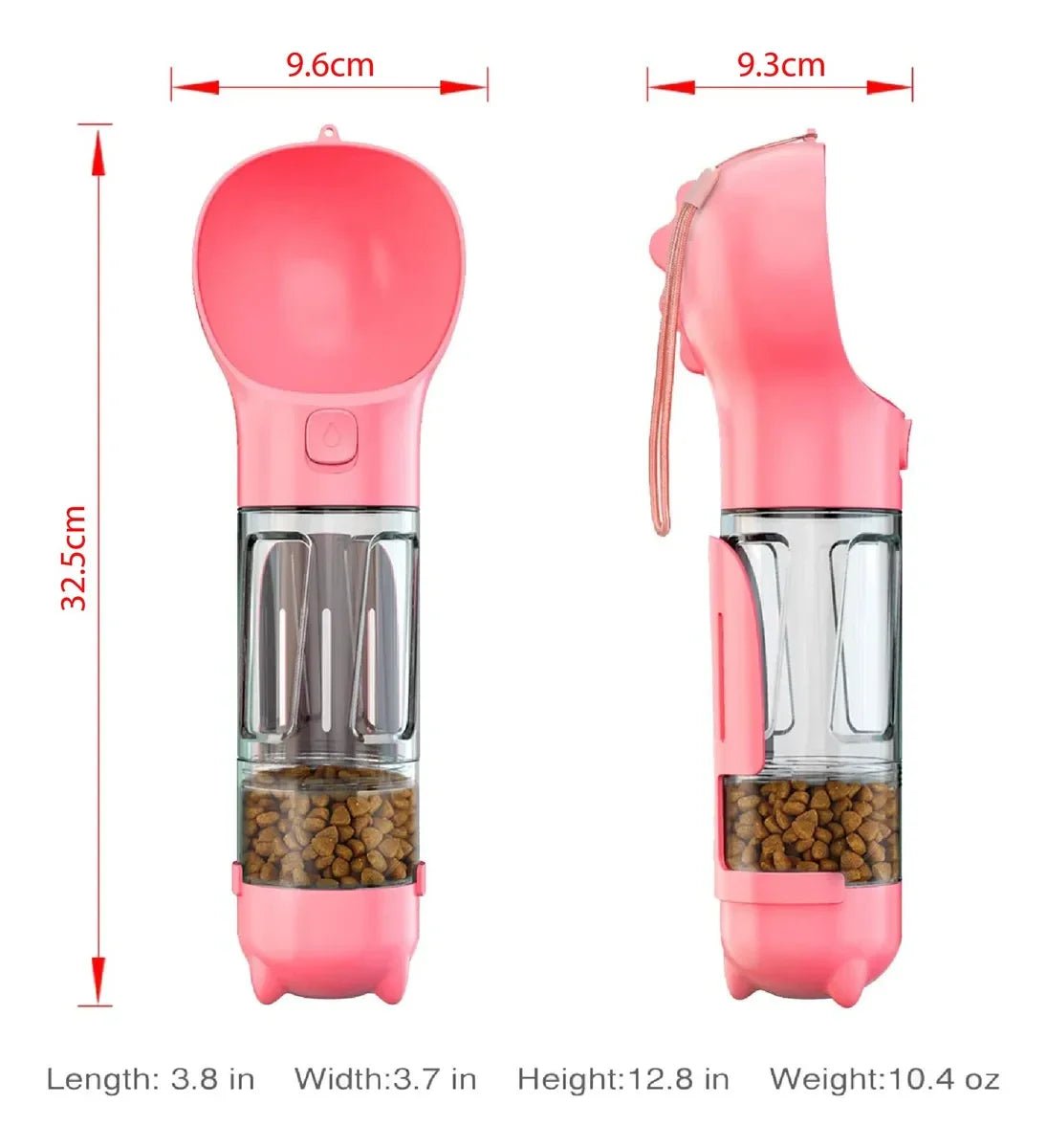 Botella 4‑en‑1 Mascotas - Everlace