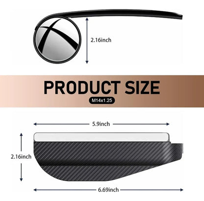 Espejo Punto Ciego Carbono - Everlace