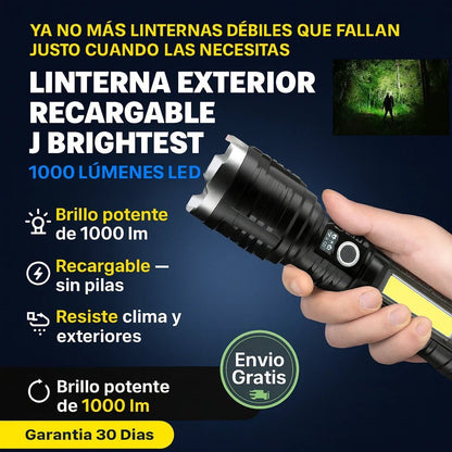 Linterna Exterior 1000 Lúmenes LED - Everlace